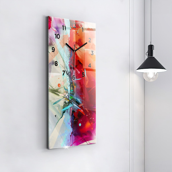 Reloj de cristal vertical Hileras de especias - espejomat.es