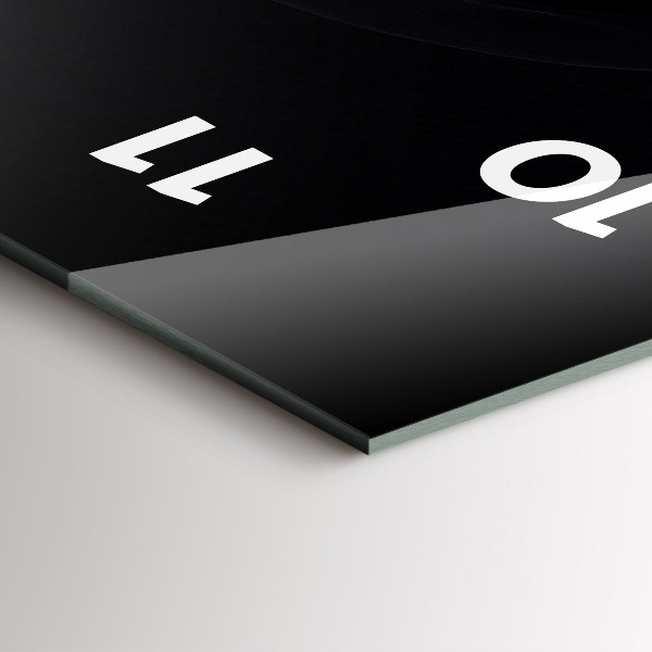 Reloj vertical Abstracción violeta - espejomat.es