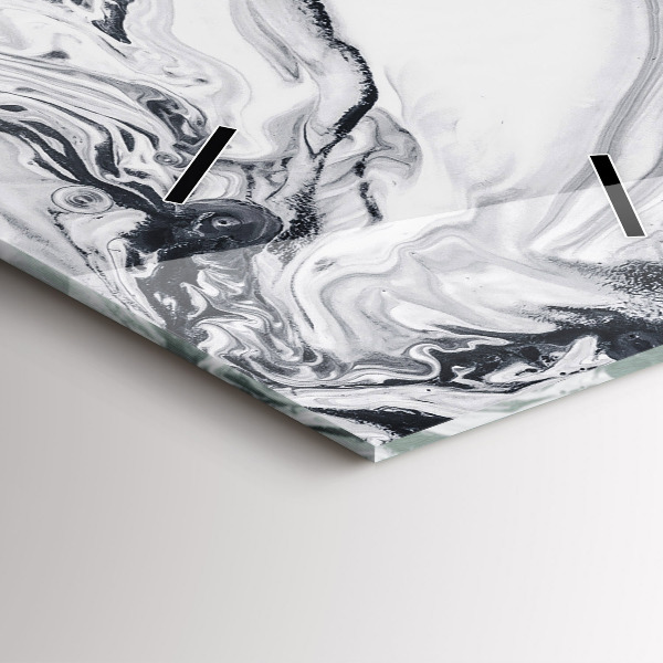 Reloj vertical Abstracción tinta mármol - espejomat.es