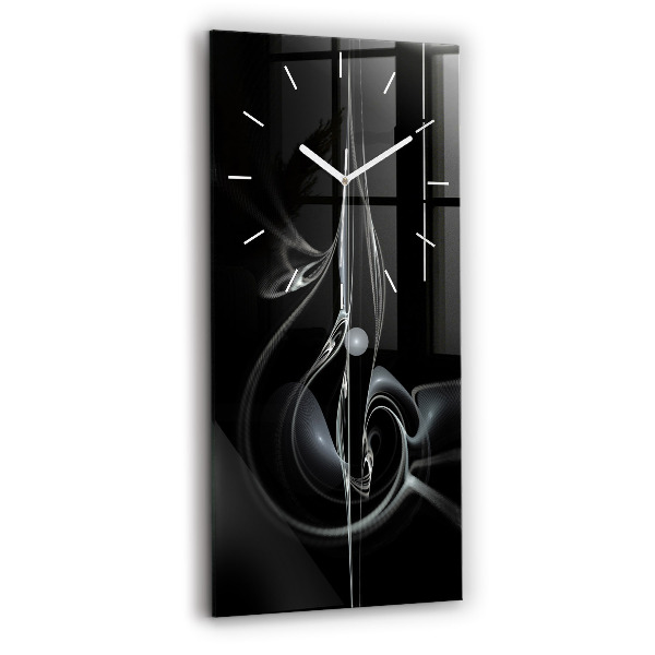 Reloj vertical Humo abstracto - espejomat.es