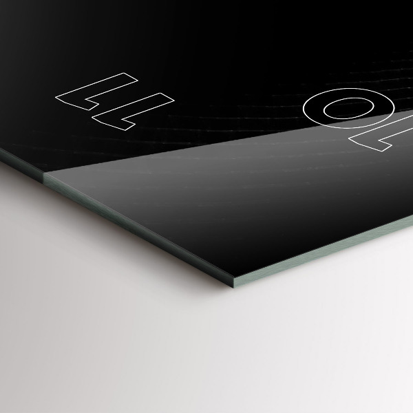 Reloj vertical Humo abstracto - espejomat.es