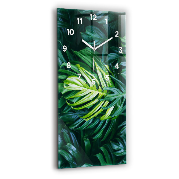 Reloj vertical El lado tropical de la naturaleza - espejomat.es