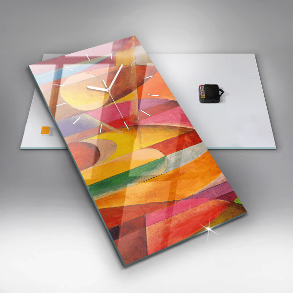 Reloj vertical Arte Decoración Abstracto - espejomat.es