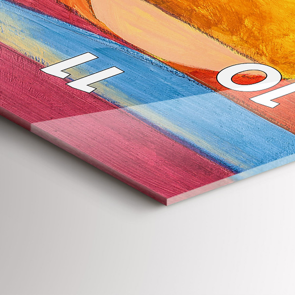 Reloj vertical Arte Decoración Abstracto - espejomat.es