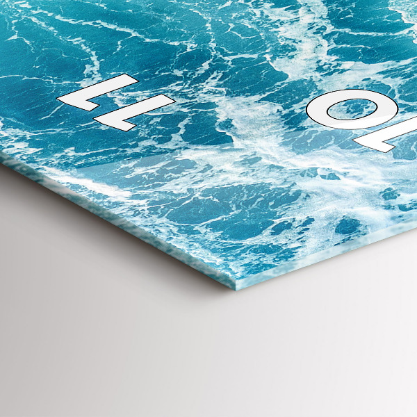 Reloj vertical Olas del mar - espejomat.es