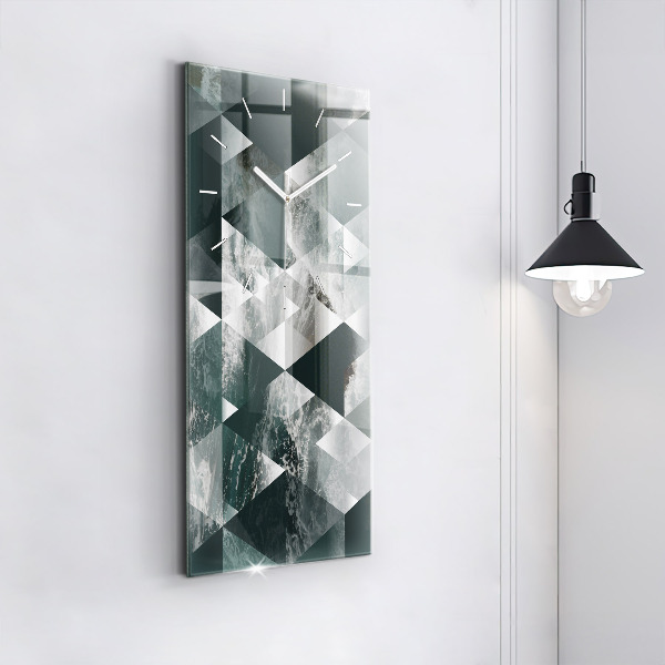 Reloj vertical Olas de mar abstractas - espejomat.es