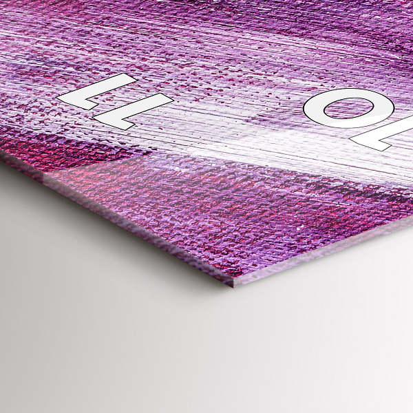 Reloj de cristal vertical Textura de pintura acrílica - espejomat.es