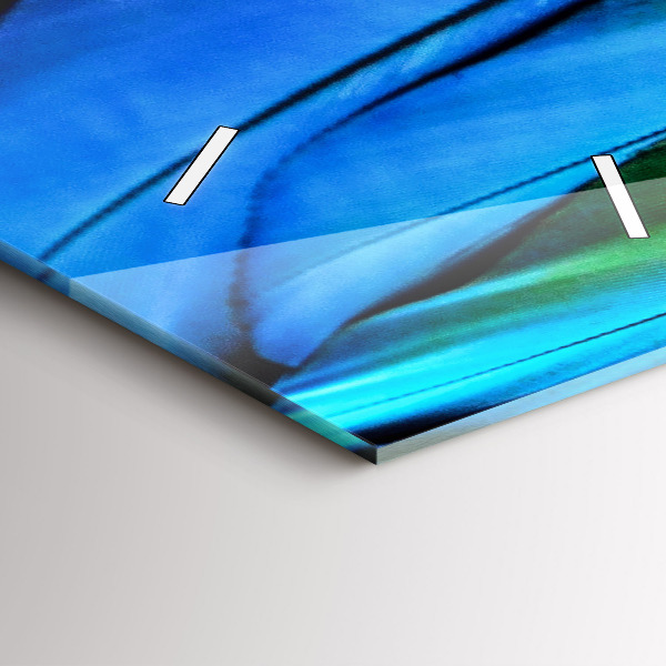 Reloj de cristal vertical Alas de pájaro de colores - espejomat.es