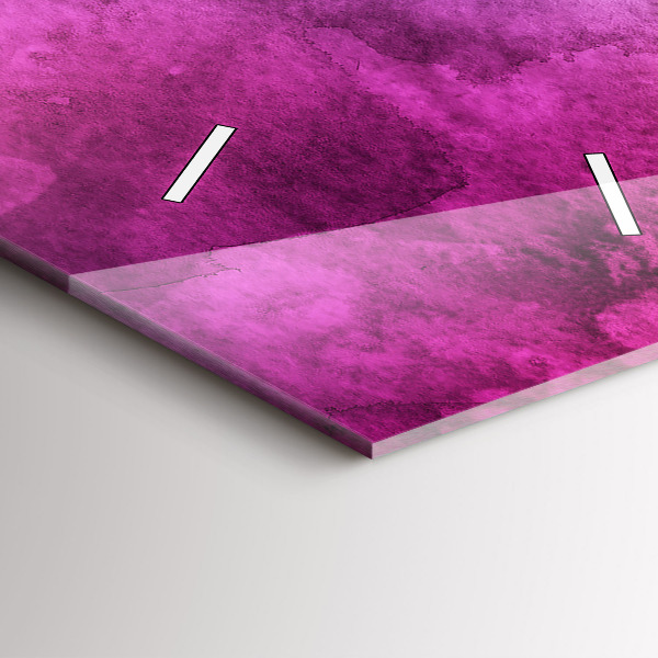 Reloj de cristal vertical Manchas de colores - espejomat.es