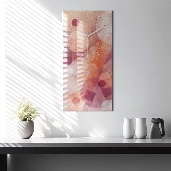 Reloj vertical Abstracción geométrica - espejomat.es