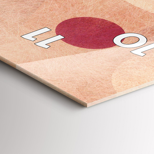 Reloj vertical Abstracción geométrica - espejomat.es