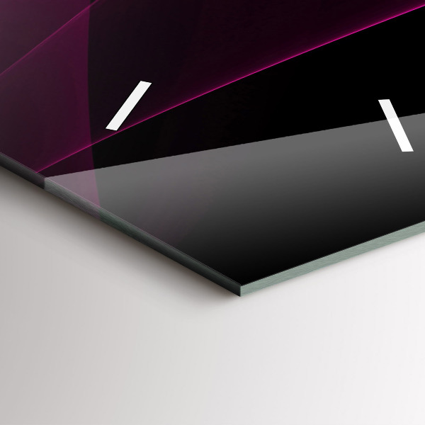 Reloj vertical Abstracción rosa - espejomat.es