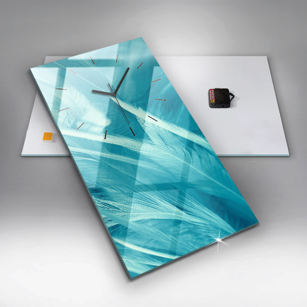 Reloj vertical Verde turquesa vintage - espejomat.es