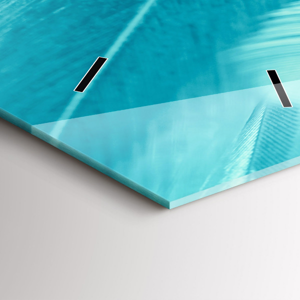 Reloj vertical Verde turquesa vintage - espejomat.es