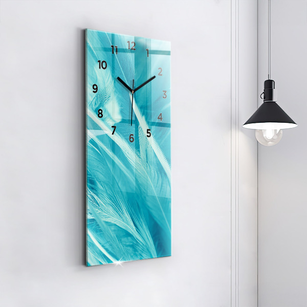 Reloj vertical Verde turquesa vintage - espejomat.es