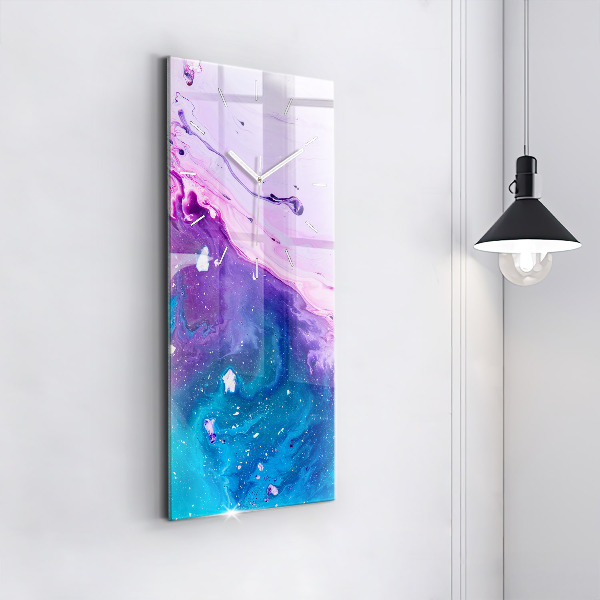 Reloj vertical Fondo colorido - espejomat.es