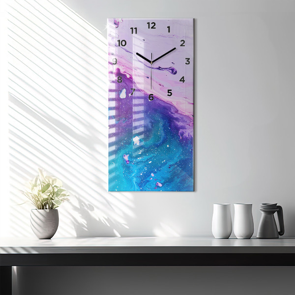 Reloj vertical Fondo colorido - espejomat.es