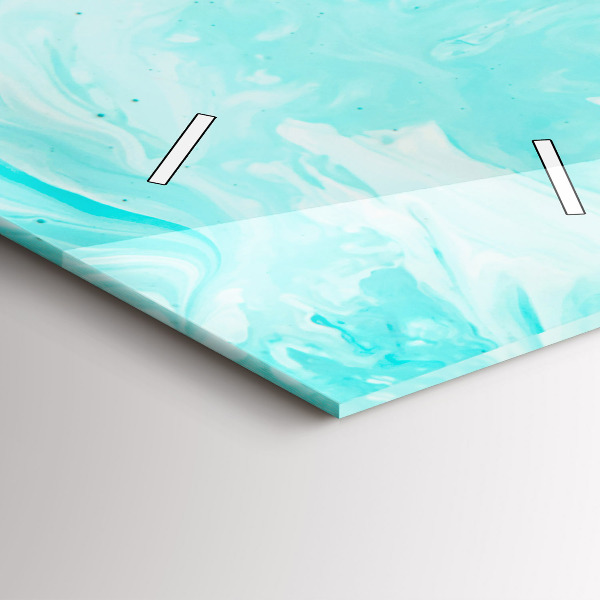 Reloj vertical Abstracción azul - espejomat.es