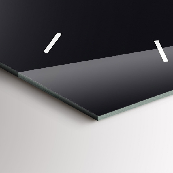 Reloj de vidrio vertical Ola futurista - espejomat.es