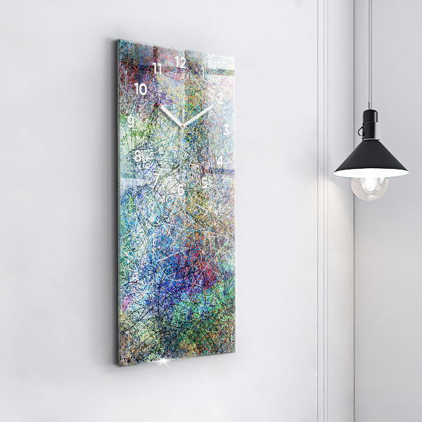 Reloj de vidrio vertical Abstracto - Emociones - espejomat.es