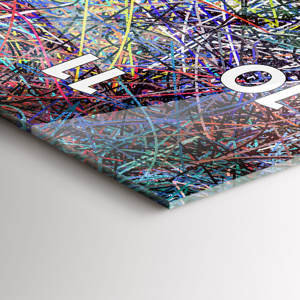 Reloj de vidrio vertical Abstracto - Emociones - espejomat.es