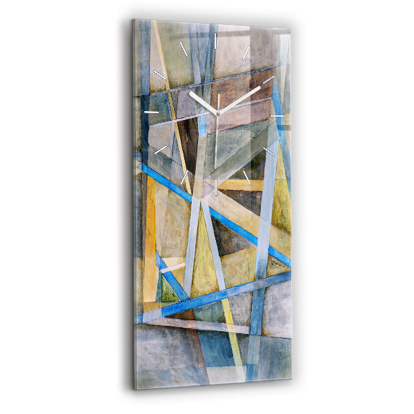 Reloj de vidrio vertical Pintura impresionista - espejomat.es