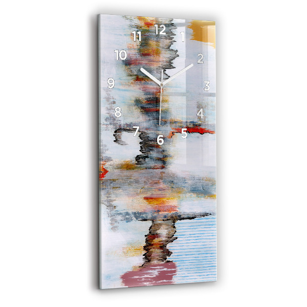 Reloj de cristal vertical Abstracción - espejomat.es
