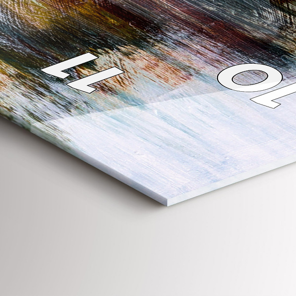 Reloj de cristal vertical Abstracción - espejomat.es