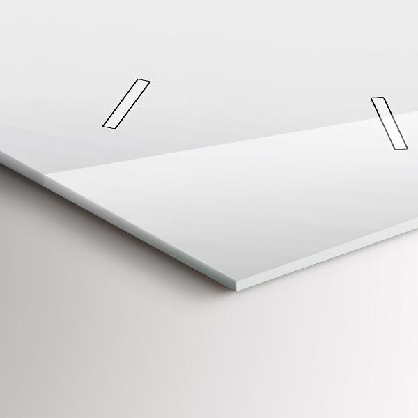 Reloj de cristal vertical Líneas abstractas - espejomat.es