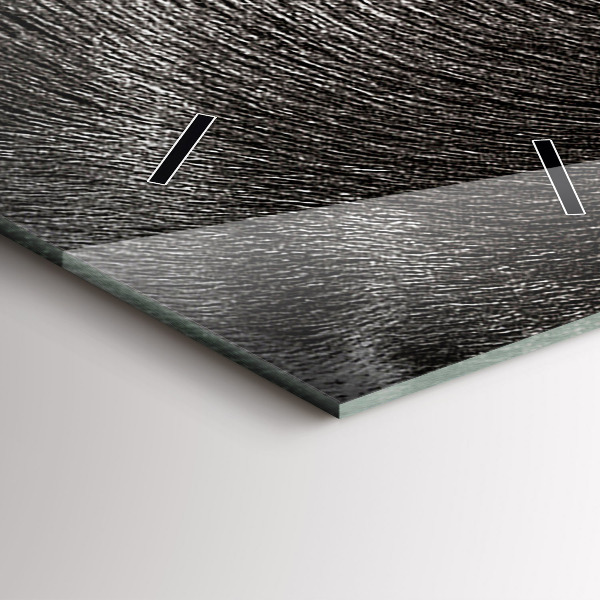 Reloj de vidrio vertical Perro y gato escocés - espejomat.es