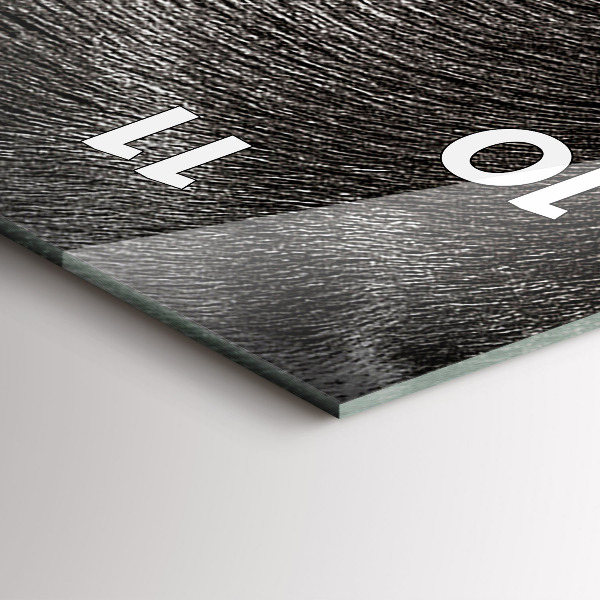 Reloj de vidrio vertical Perro y gato escocés - espejomat.es