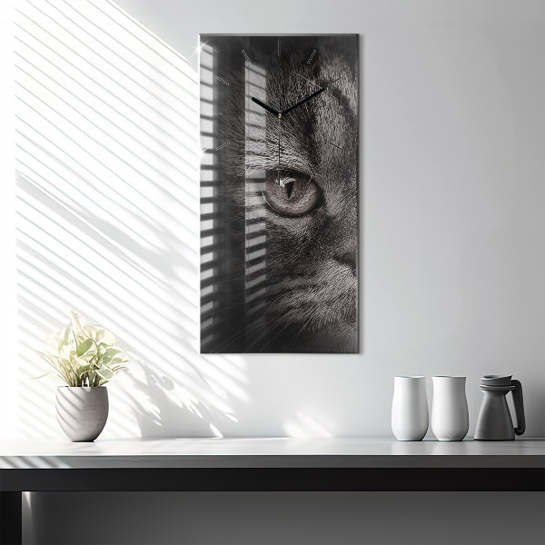 Reloj vertical Perro y gato escoceses - espejomat.es