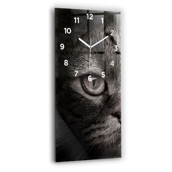 Reloj vertical Perro y gato escoceses - espejomat.es