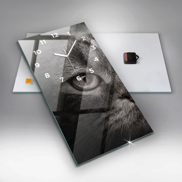 Reloj vertical Perro y gato escoceses - espejomat.es