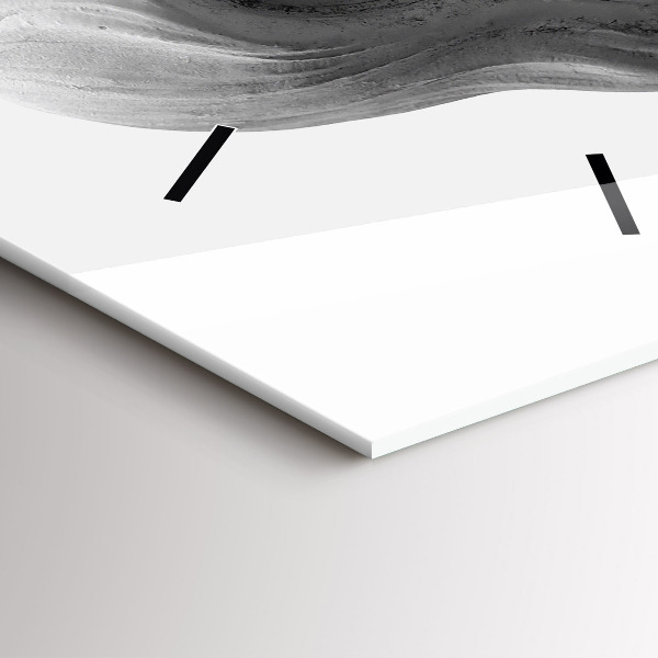 Reloj de cristal vertical Escultura de un ángel con alas - espejomat.es