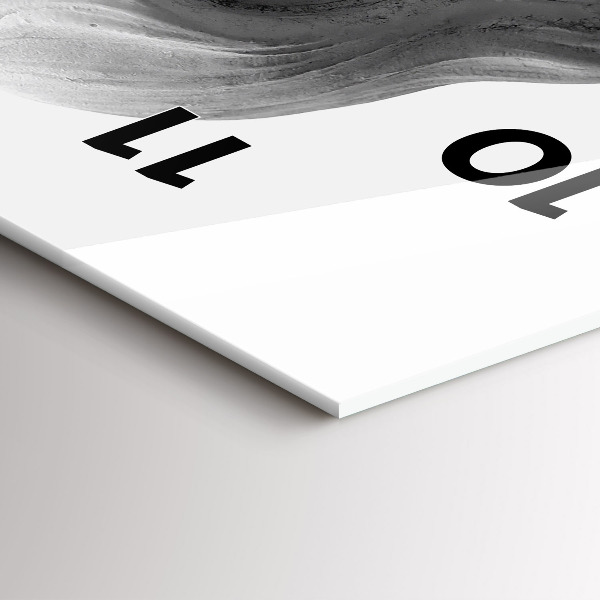 Reloj de cristal vertical Escultura de un ángel con alas - espejomat.es