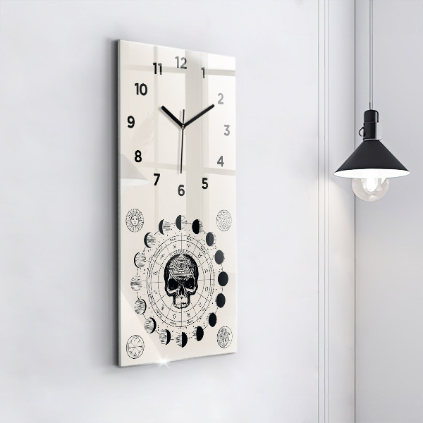 Reloj vertical Fases de la luna - espejomat.es