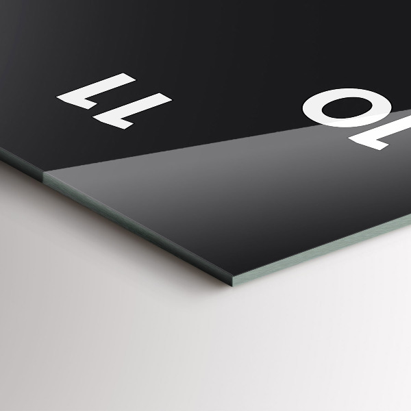 Reloj de cristal vertical Fases de la luna - espejomat.es