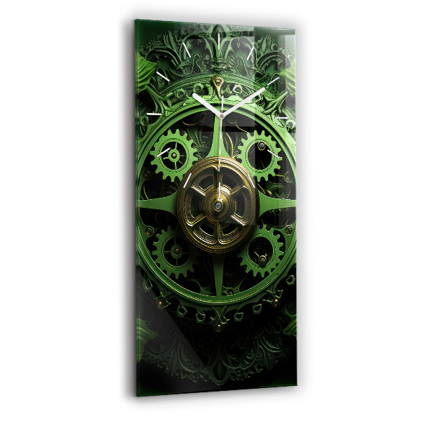 Reloj vertical Mecanismo verde - espejomat.es