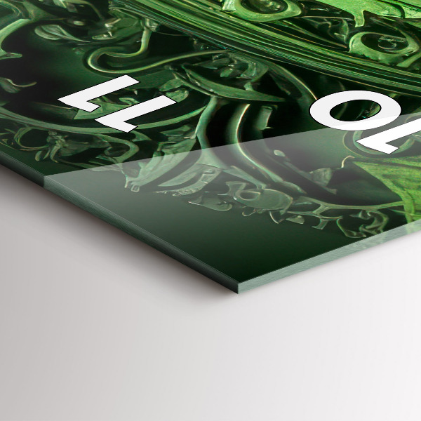 Reloj vertical Mecanismo verde - espejomat.es