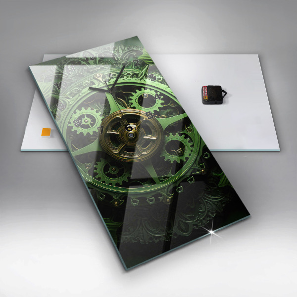 Reloj vertical Mecanismo verde - espejomat.es