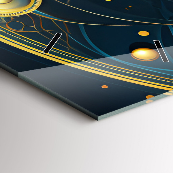 Reloj de cristal vertical Reloj horóscopo - espejomat.es