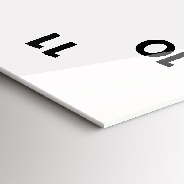 Reloj de cristal vertical Dibujo de una carrera ciclista - espejomat.es