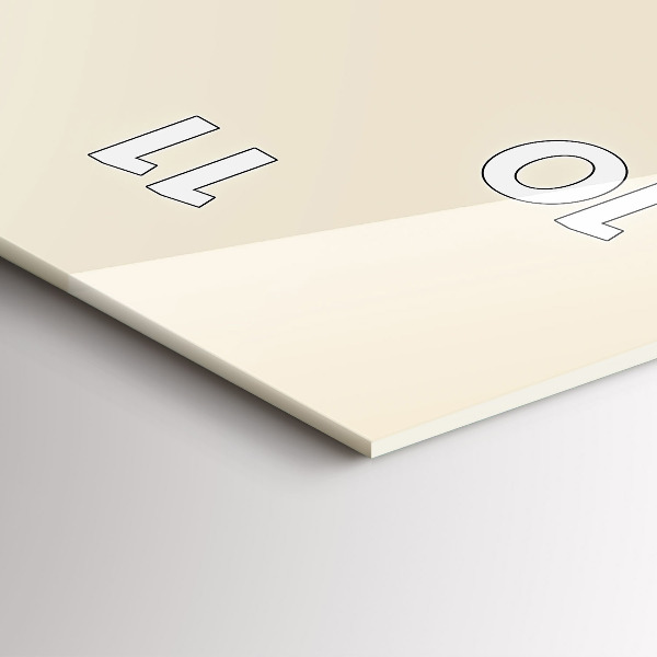 Reloj vertical Ciervo abstracto - espejomat.es