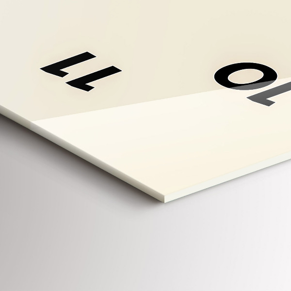 Reloj vertical Ciervo abstracto - espejomat.es