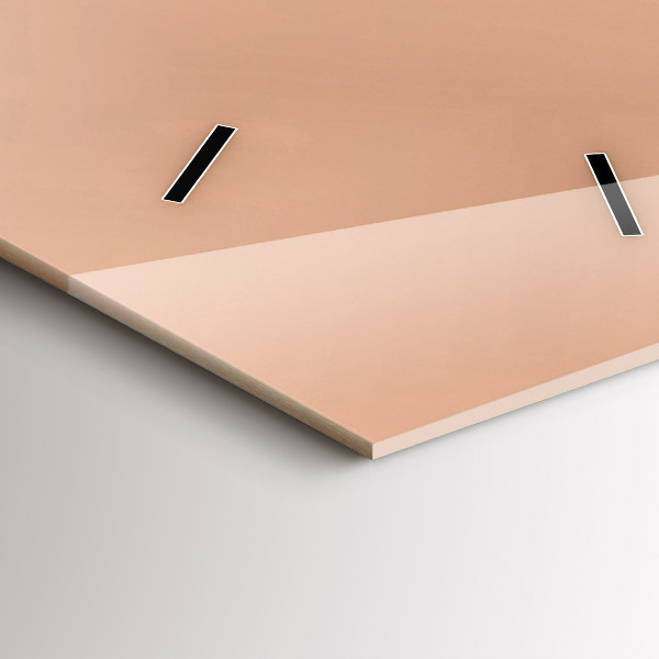 Reloj de vidrio vertical Ilustración de un flamenco - espejomat.es