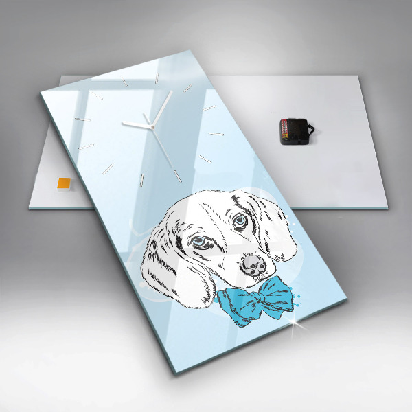 Reloj vertical Perro cachorro - espejomat.es