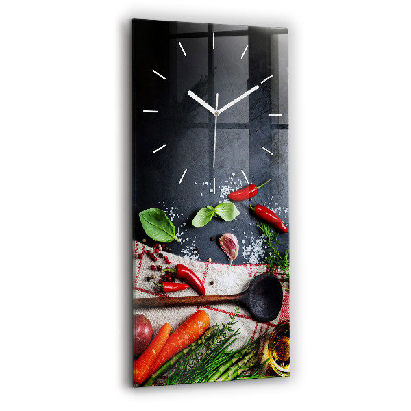Reloj vertical Verduras - espejomat.es