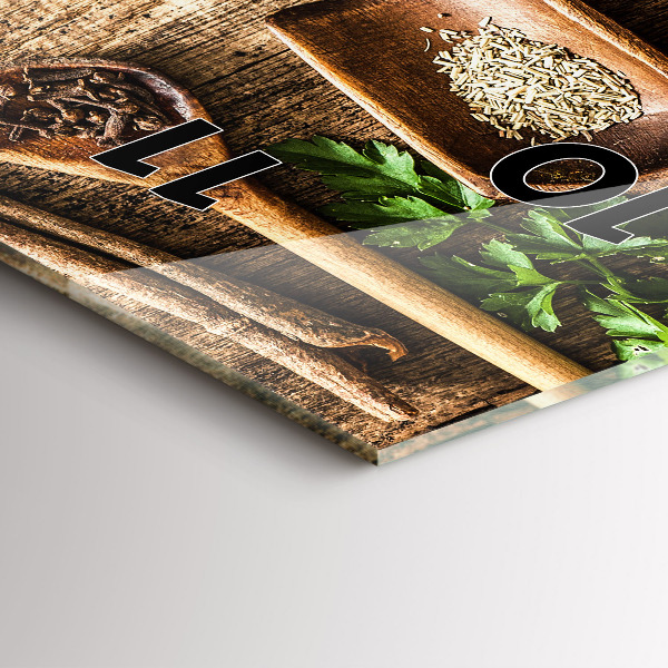 Reloj vertical Cucharas de especias - espejomat.es