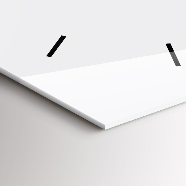 Reloj de cristal vertical Silueta de una pantera - espejomat.es